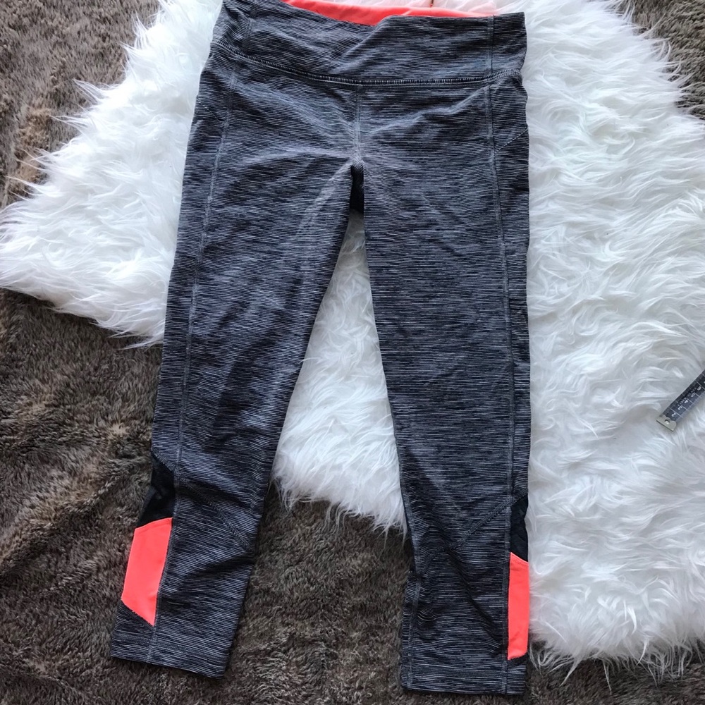 Lululemon Run inspire II  Mesh cropped leggings 4